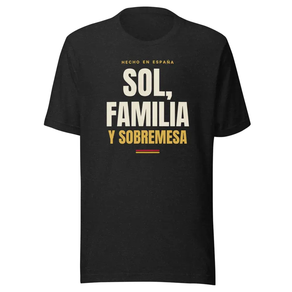 «Sol, familia y sobremesa» · Noche — Camiseta