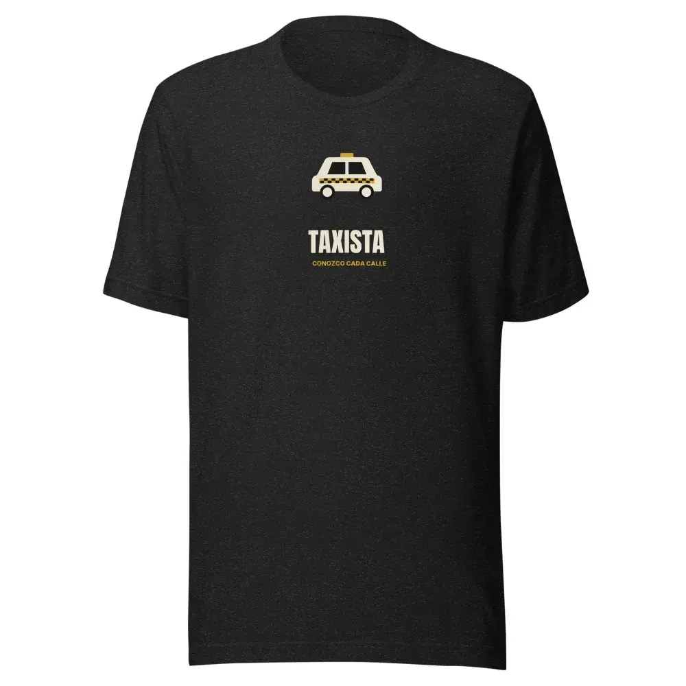 Taxista Minimal — Camiseta — Black Heather