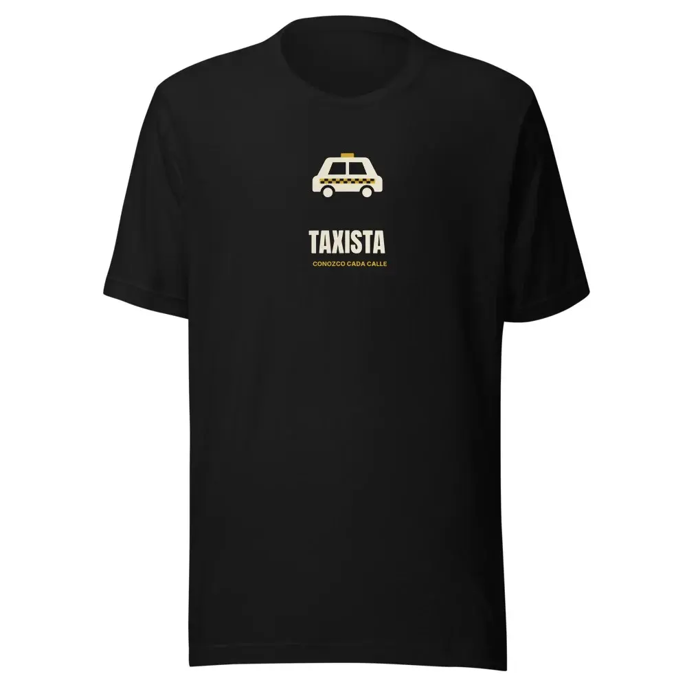 Taxista Minimal — Camiseta — Black