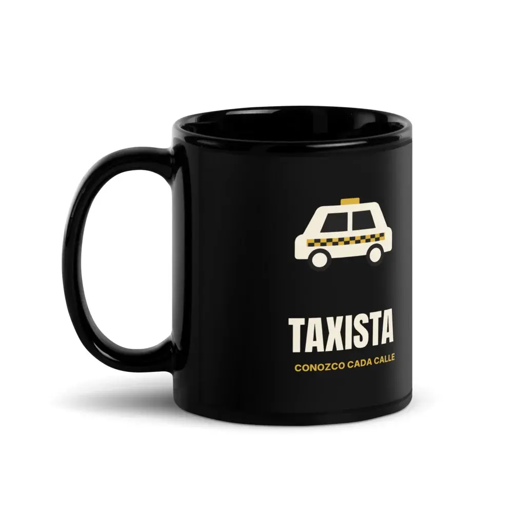 Taxista Minimal — Taza — Black