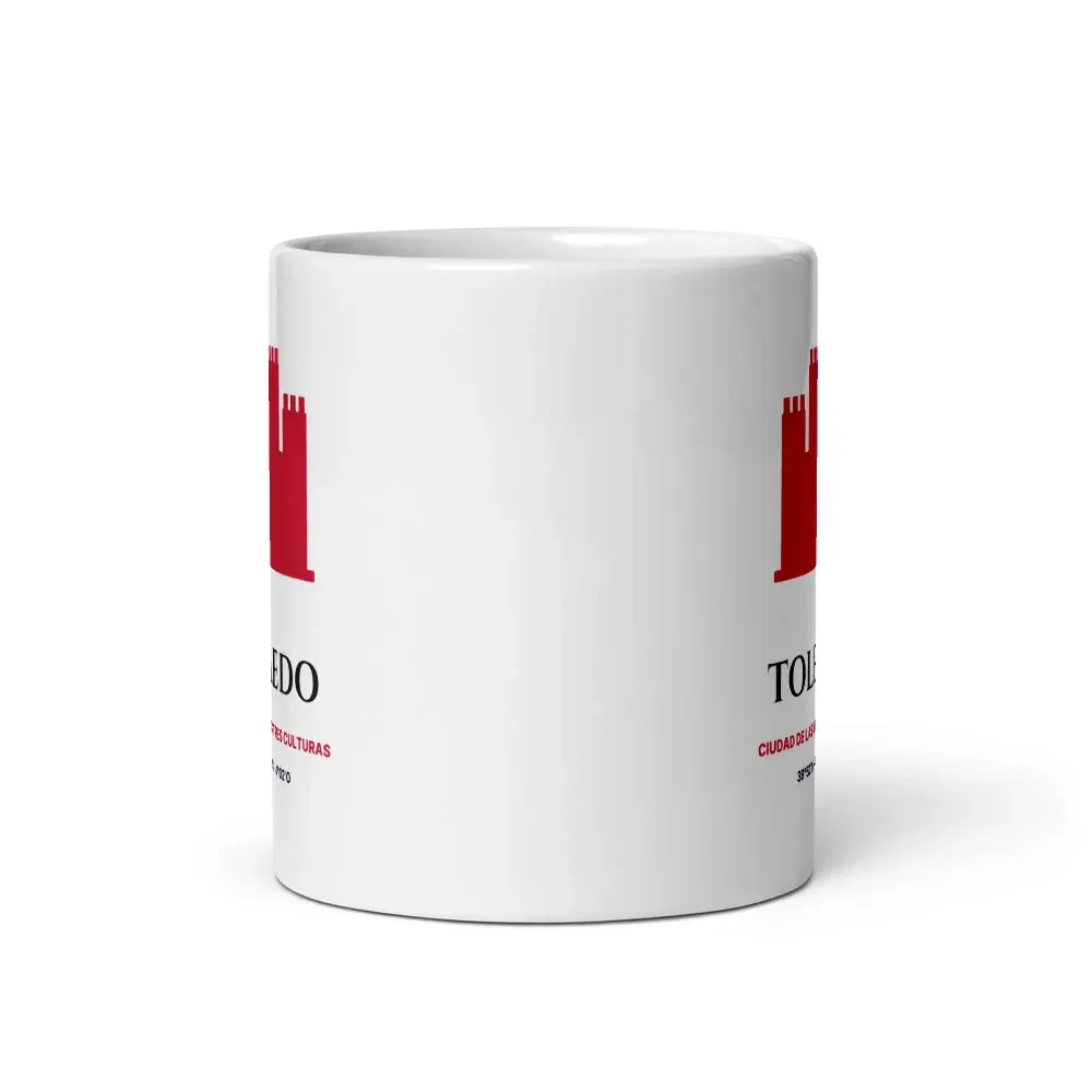 Toledo — Taza — White — Front view