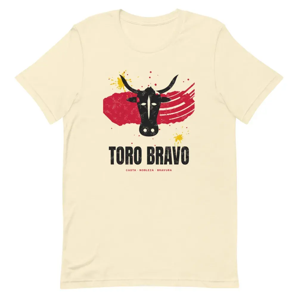 Toro a Brocha · Día — Camiseta — Natural — Front