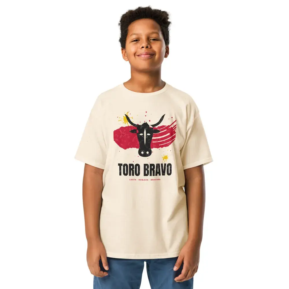 Toro a Brocha · Día — Camiseta infantil — Natural