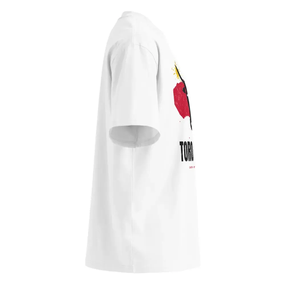 Toro a Brocha · Día — Camiseta oversize — White — Right