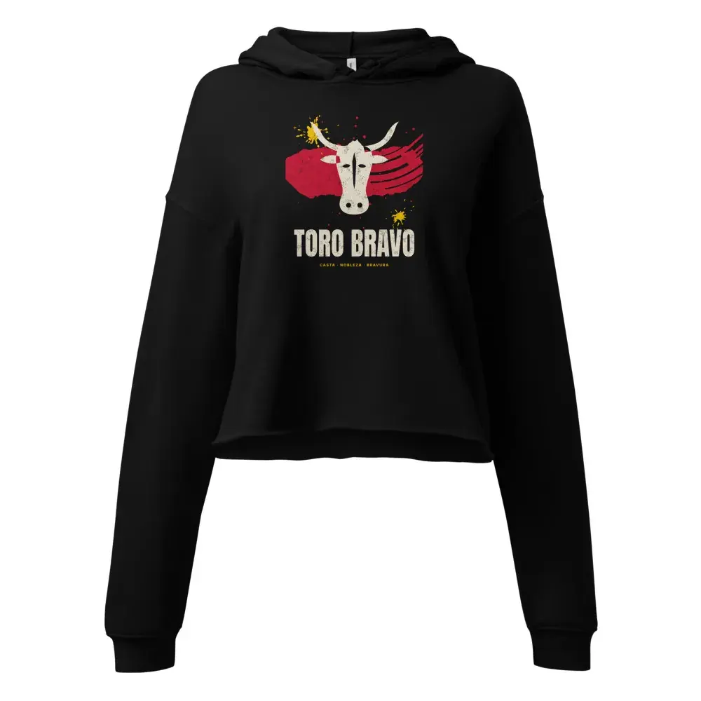 Toro a Brocha · Noche — Sudadera corta de mujer