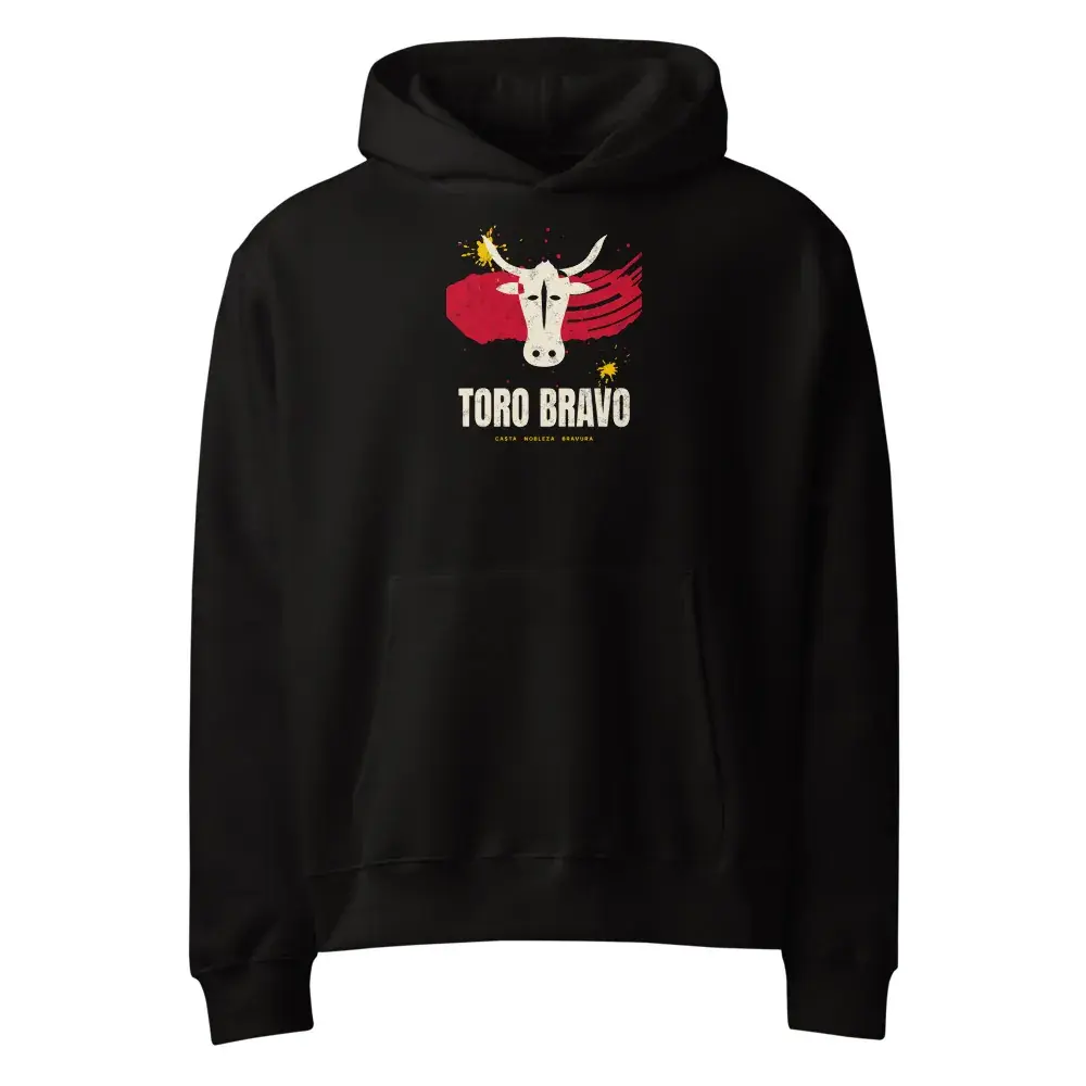 Toro a Brocha · Noche — Sudadera oversize con capucha
