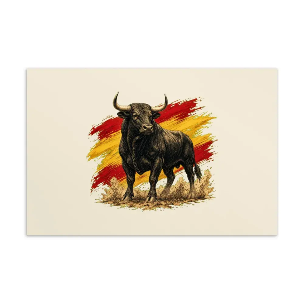 Toro Bravo · Arte — Postal