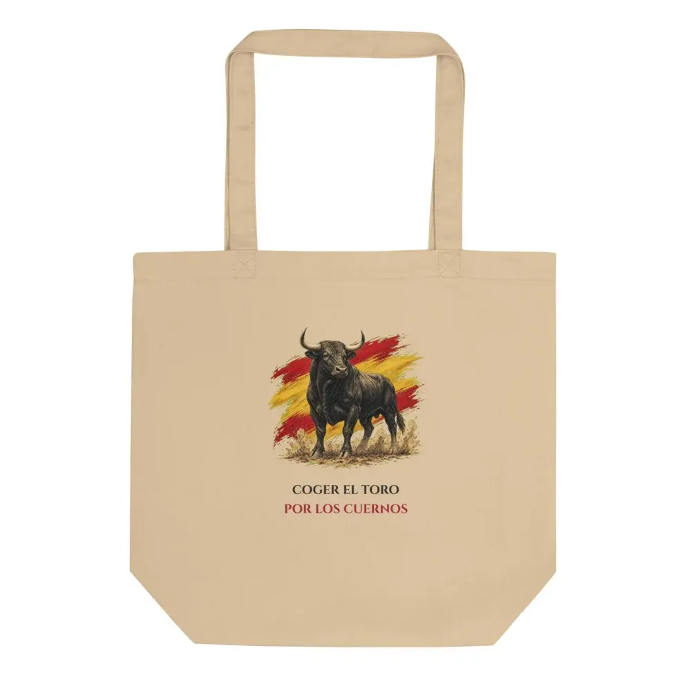Toro Bravo · Frase — Bolsa tote — Oyster