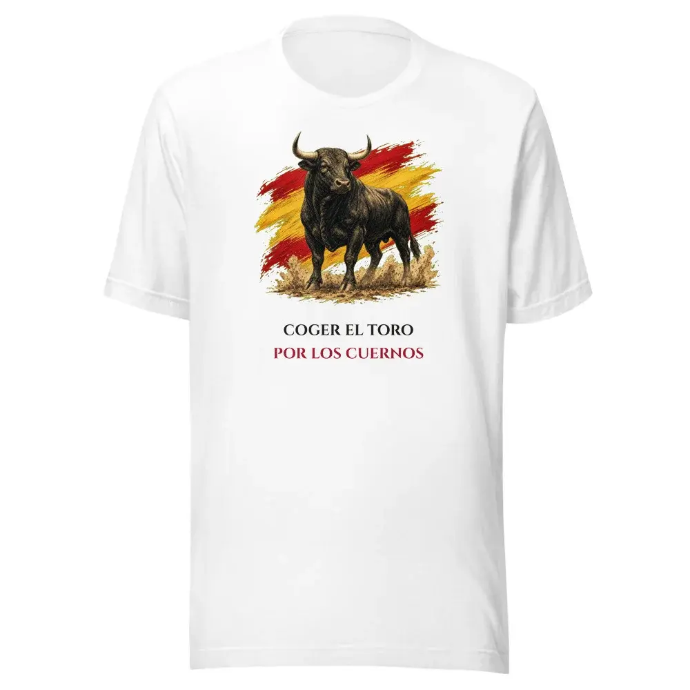 Toro Bravo · Frase — Camiseta — White