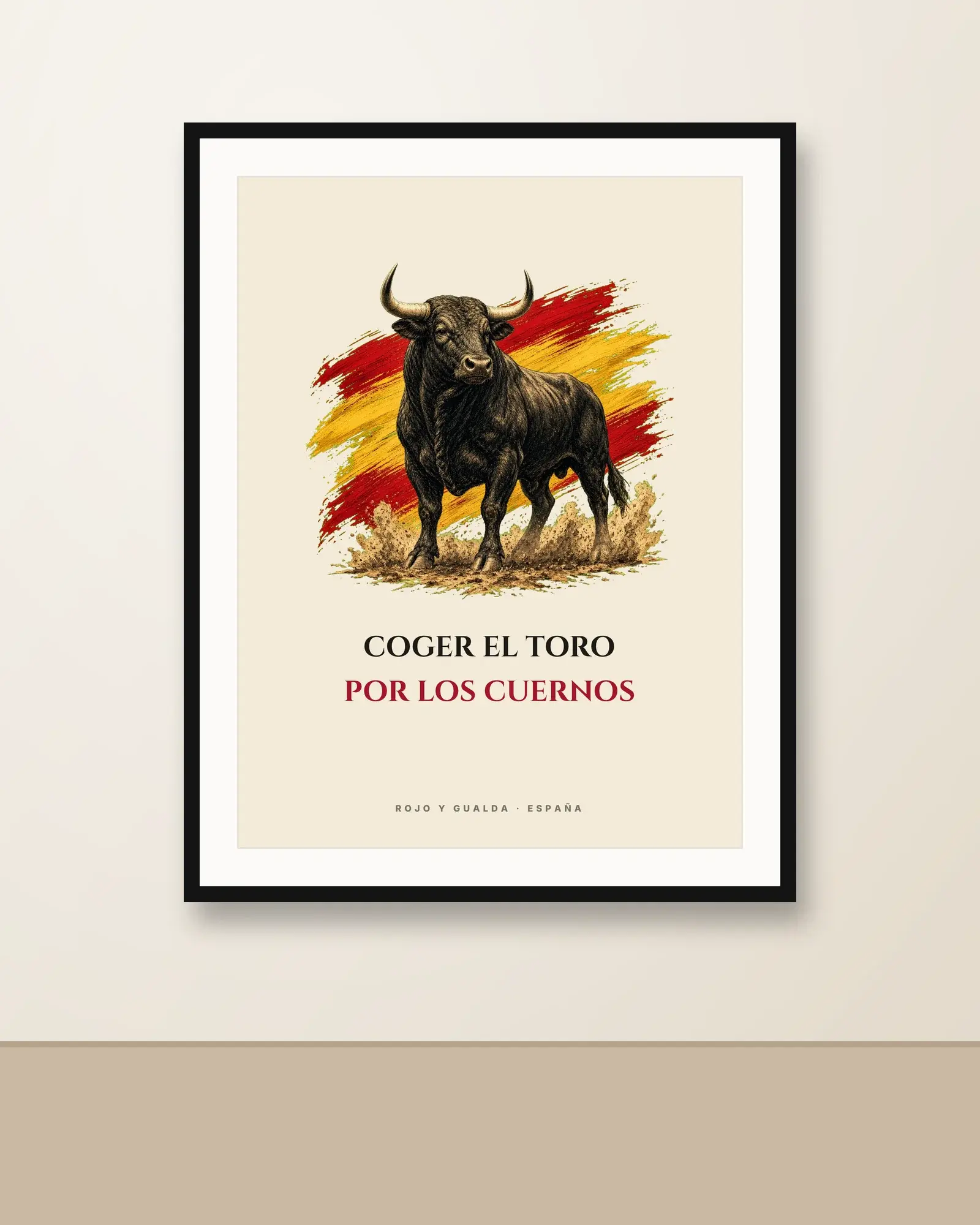 Toro Bravo · Frase — Póster