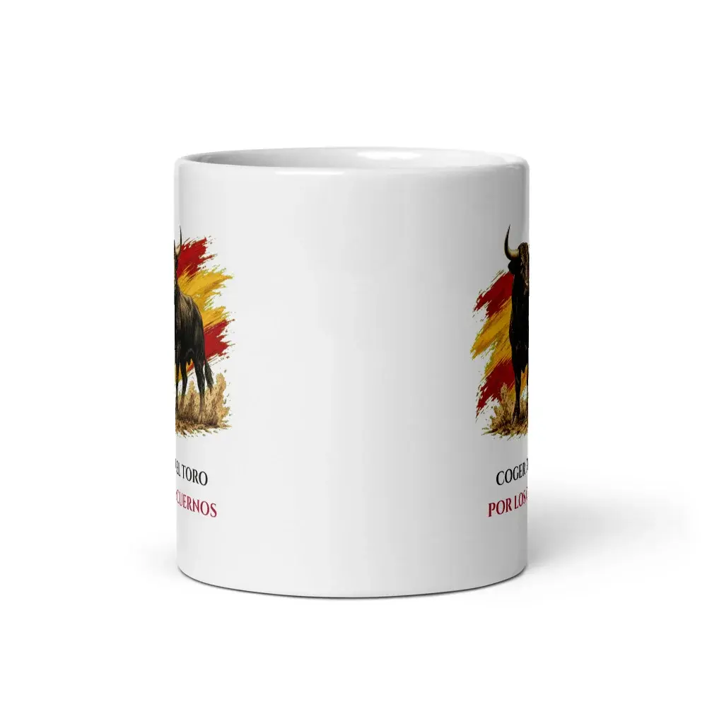 Toro Bravo · Frase — Taza — White — Front view