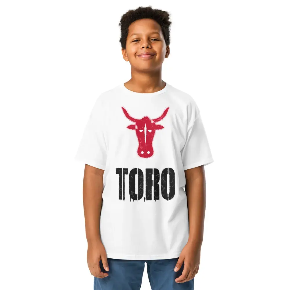 Toro en Spray — Camiseta infantil — White