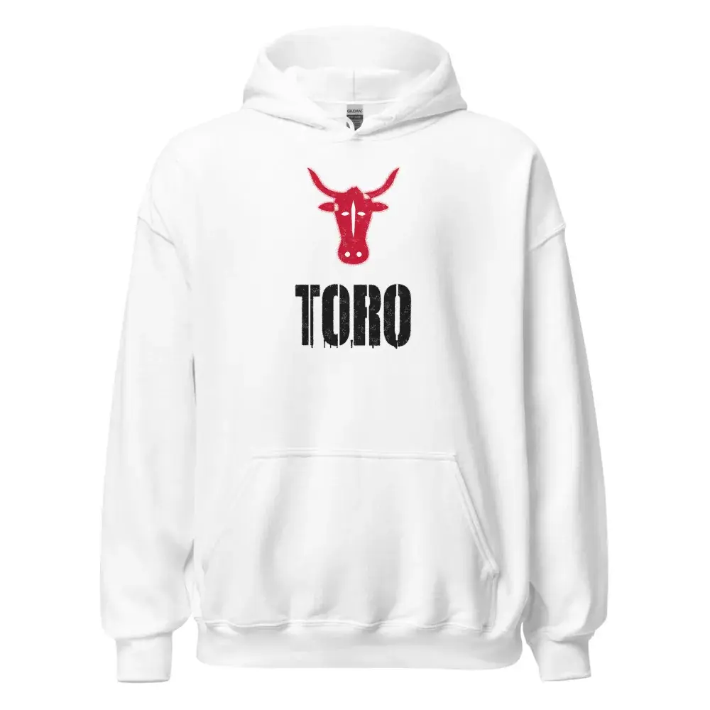 Toro en Spray — Sudadera con capucha — White