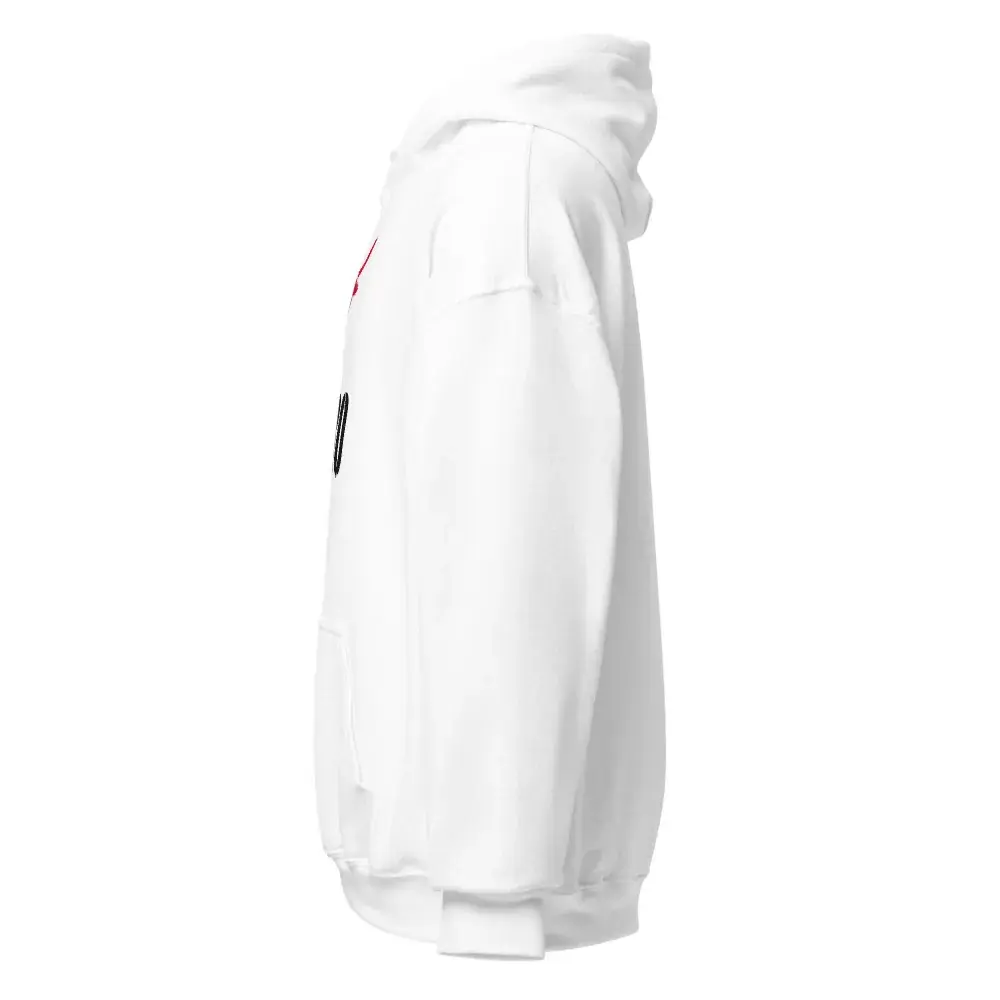 Toro en Spray — Sudadera con capucha — White — Left