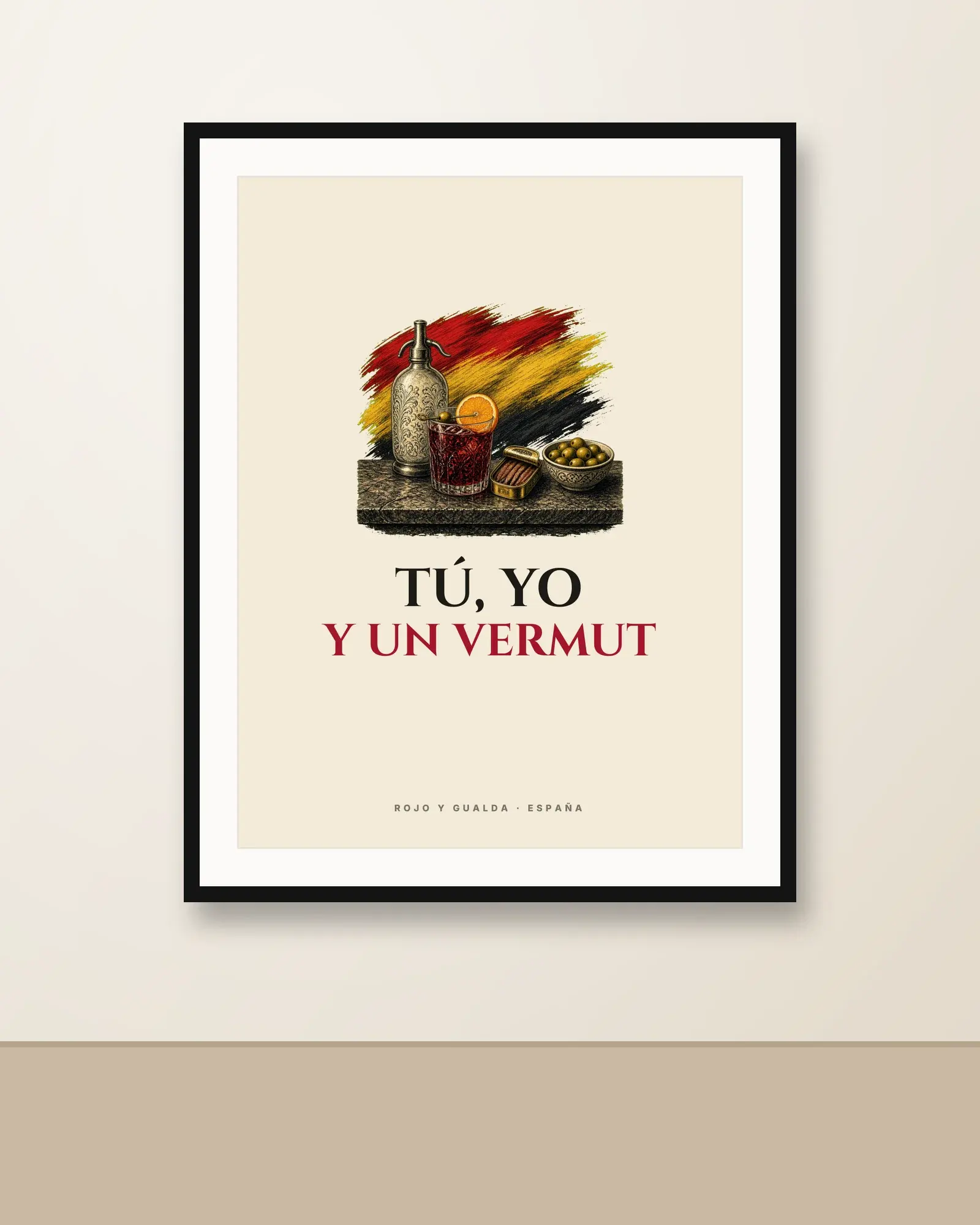 «Tú, yo y un vermut» — Póster