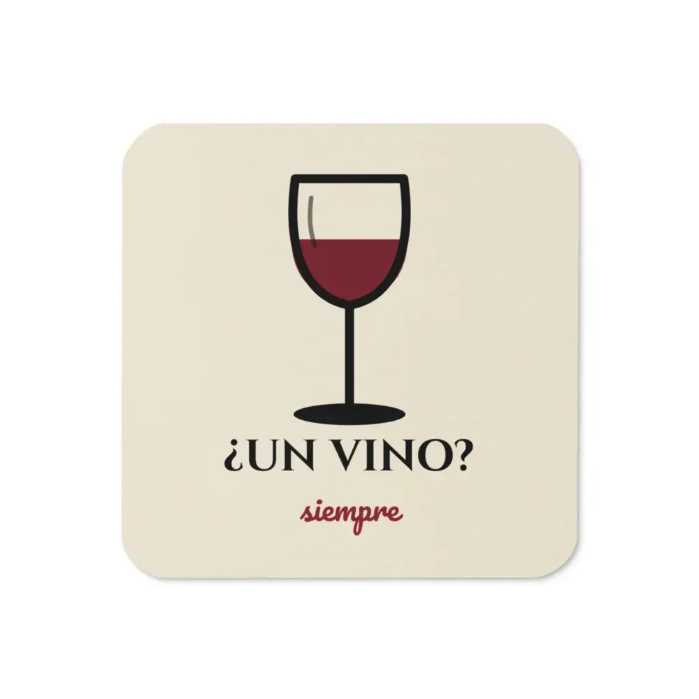¿Un Vino? — Posavasos