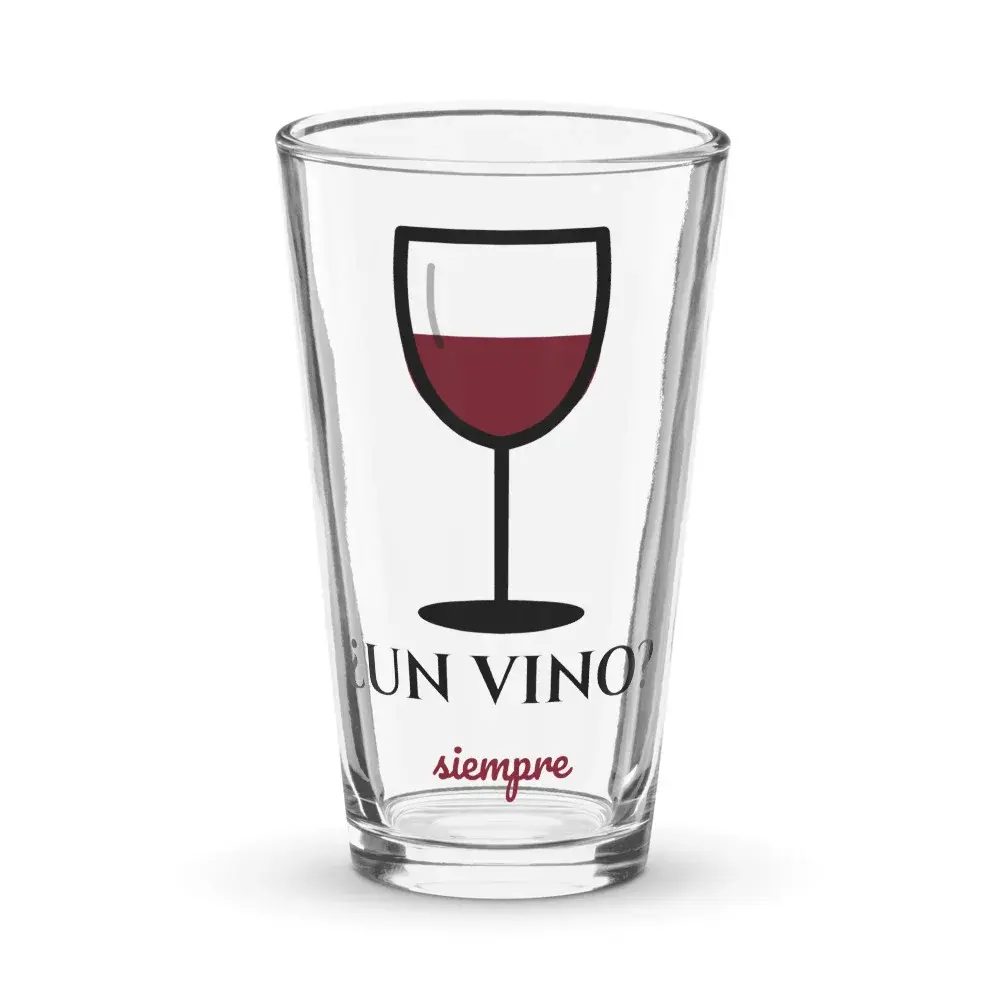 ¿Un Vino? — Vaso de cristal