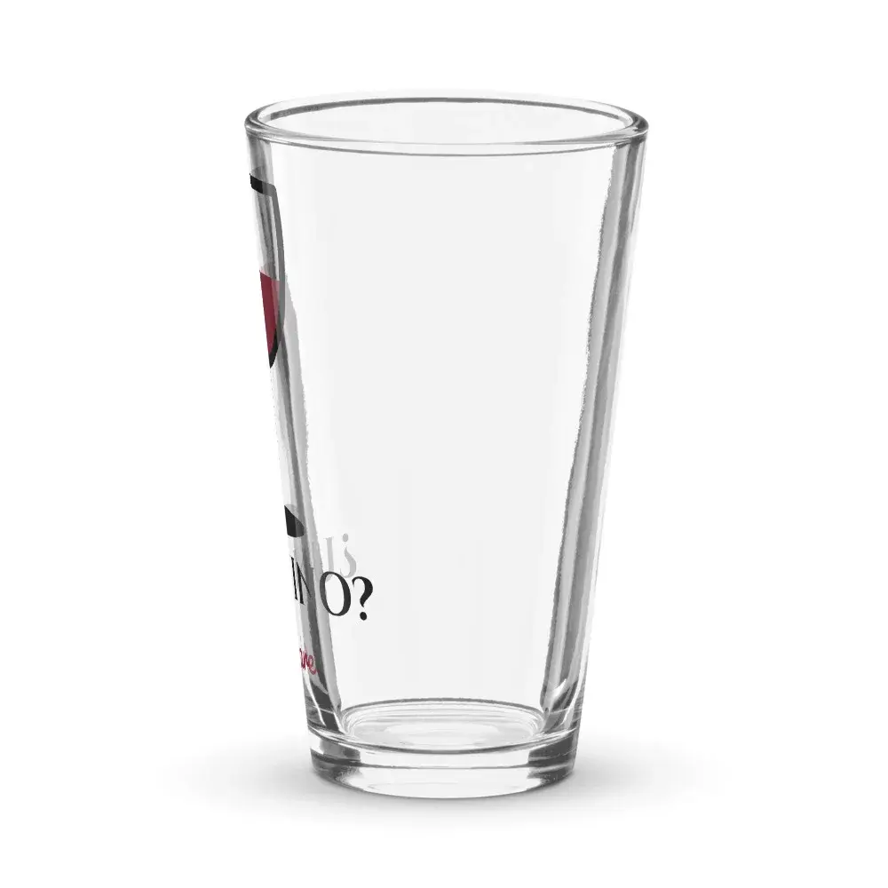 ¿Un Vino? — Vaso de cristal — Left