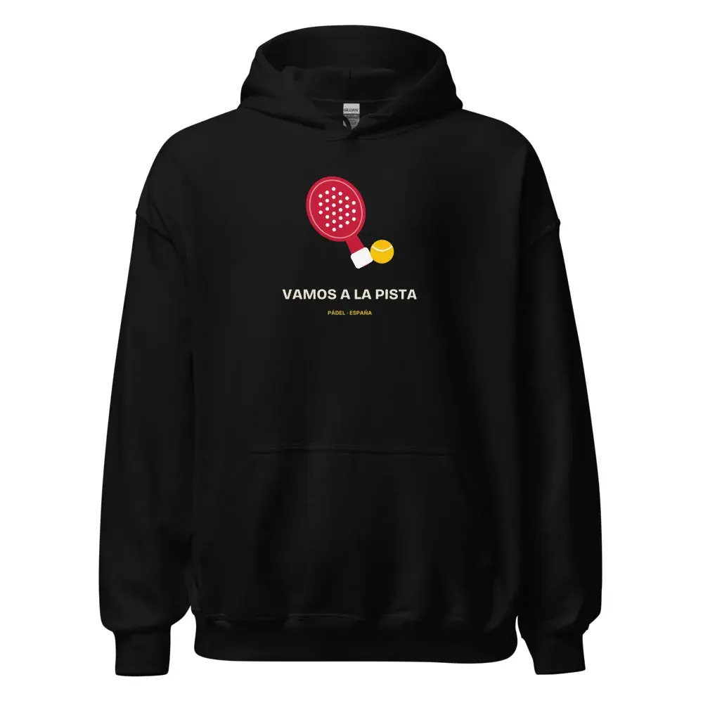 Vamos a la Pista — Sudadera con capucha — Black