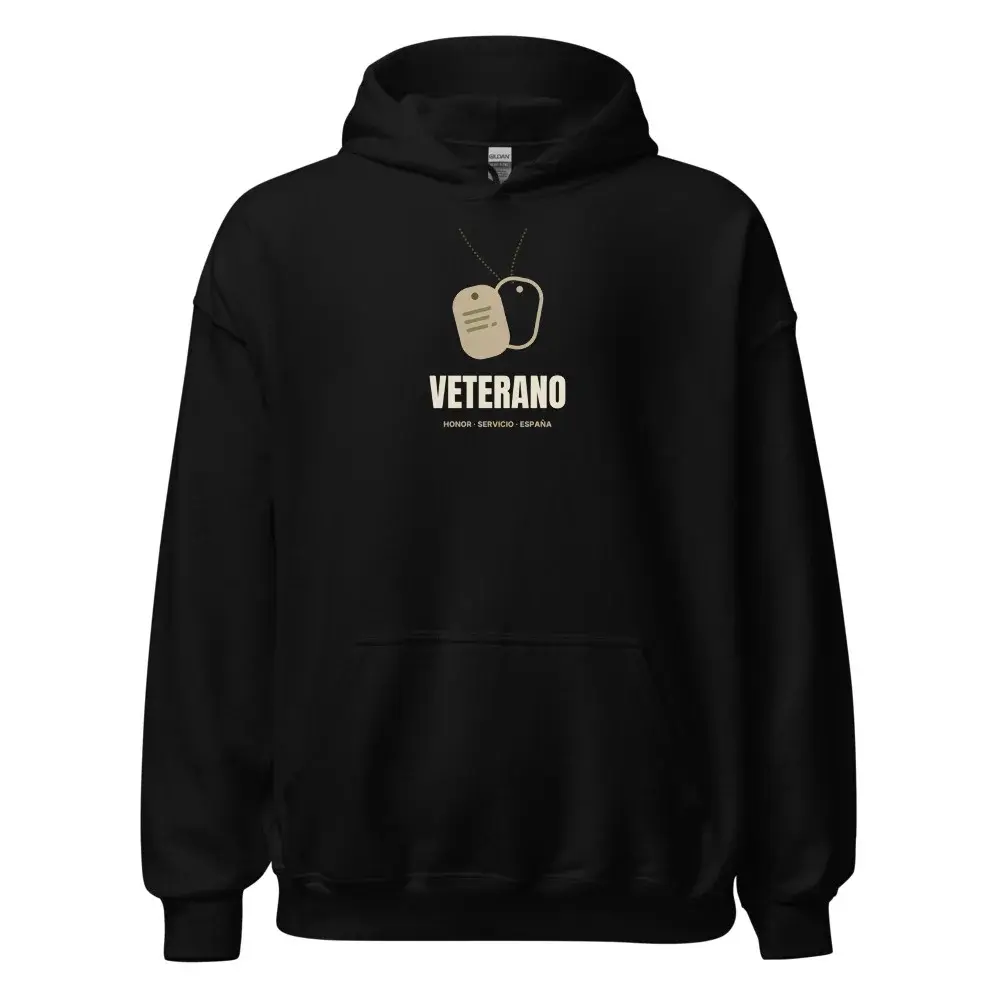Veterano — Sudadera con capucha — Black
