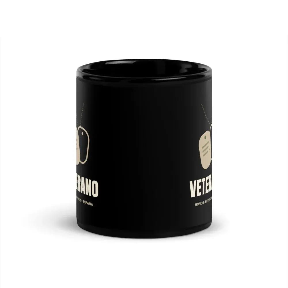 Veterano — Taza — Black — Front