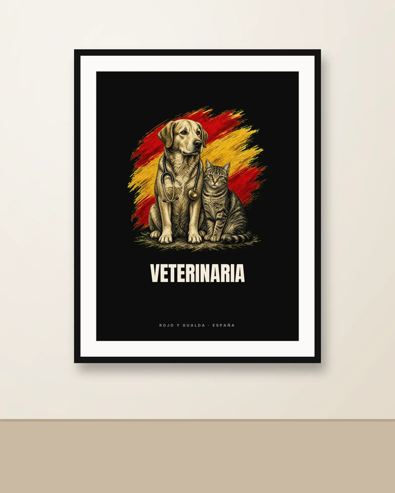 Veterinaria · Arte — Póster — en la pared