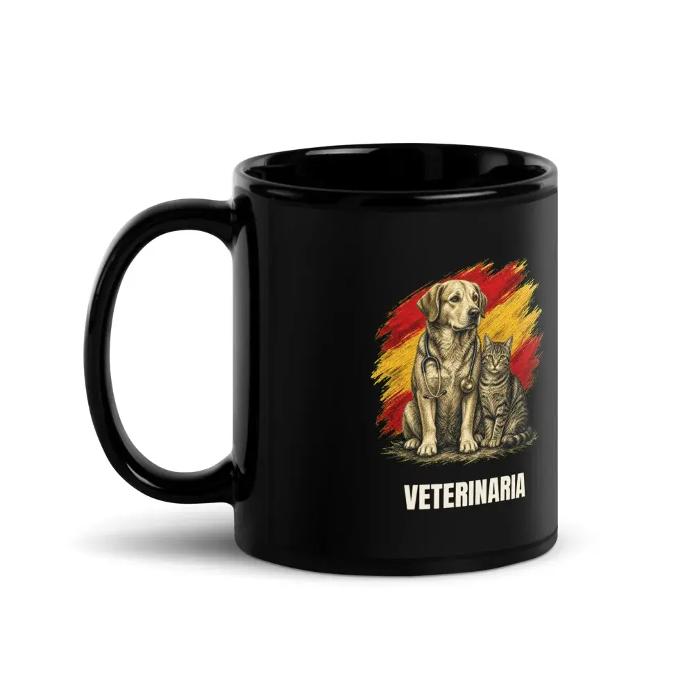 Veterinaria · Arte — Taza — Black