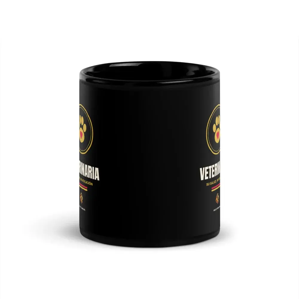 Veterinaria — Taza — Black — Front