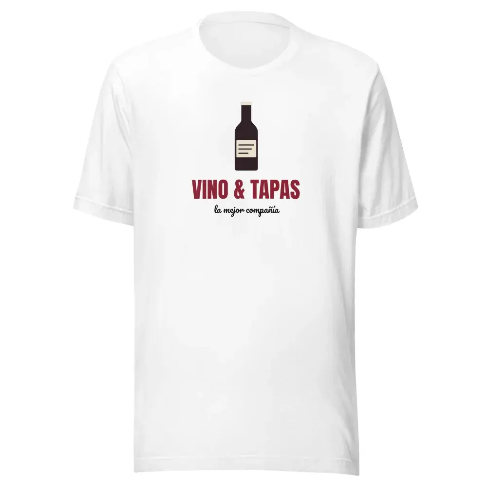 Vino y Tapas — Camiseta — White