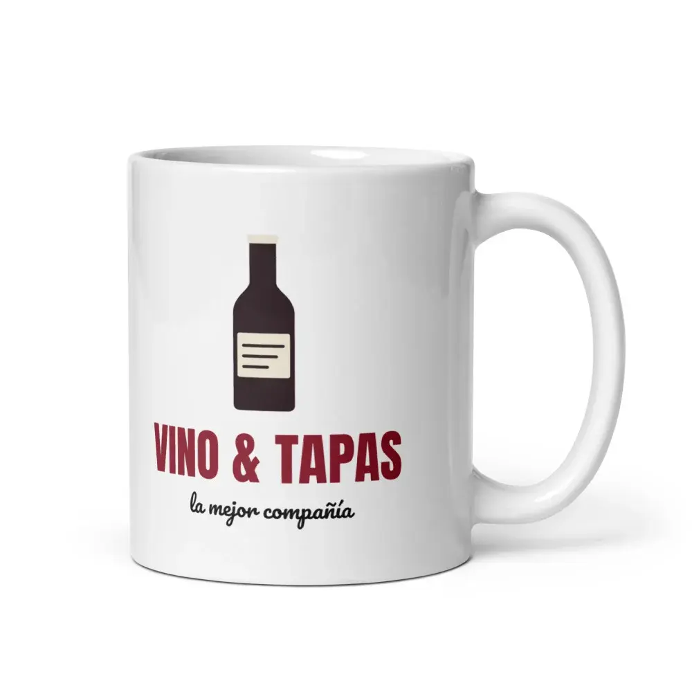 Vino y Tapas — Taza — White