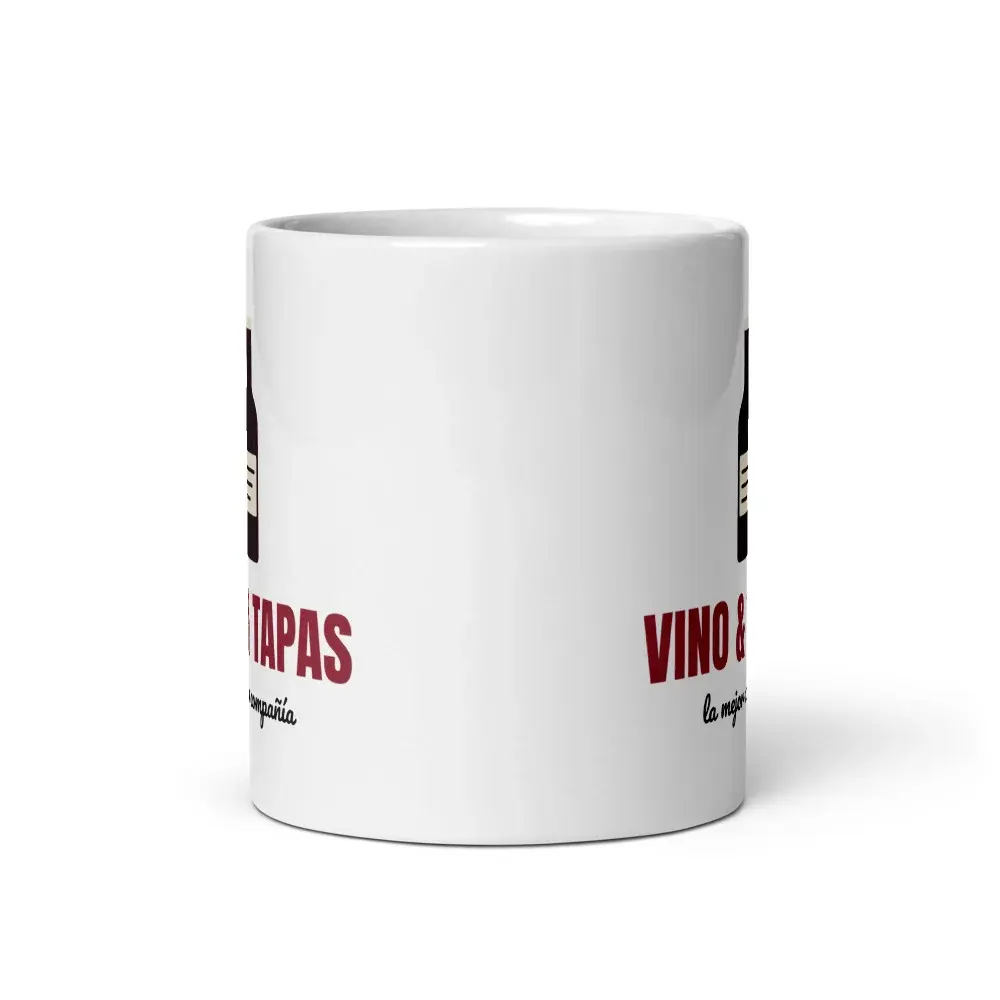 Vino y Tapas — Taza — White — Front view