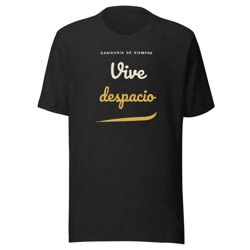 «Vive despacio» · Noche — Camiseta